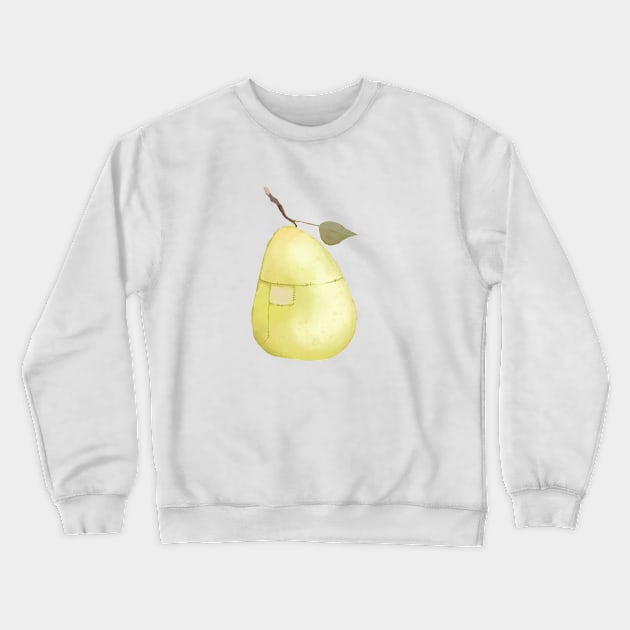 Cute Pear Crewneck Sweatshirt by PeachAndPatches